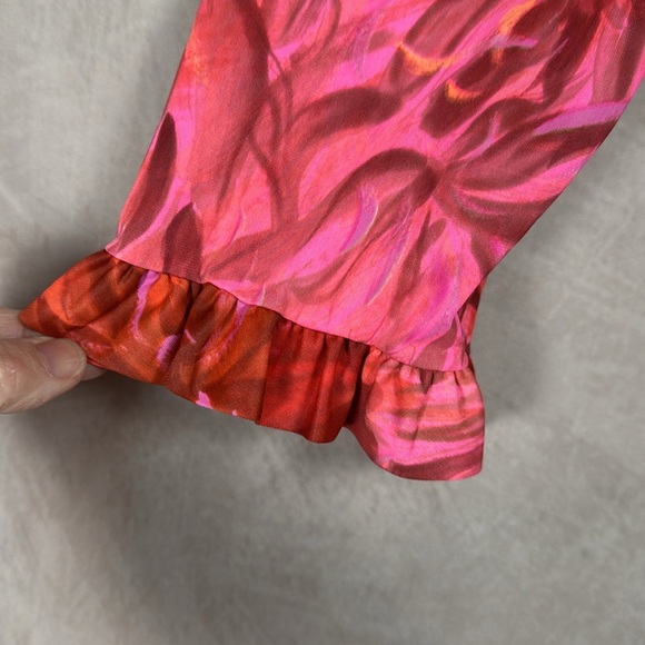 Vintage JCPenney Loungewear Robe Mumu Nightgown Women Large Babydoll Floral 70's - Picture 5 of 13